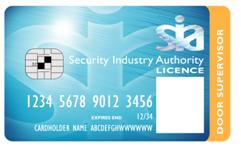 SIA Door Supervisor Licence